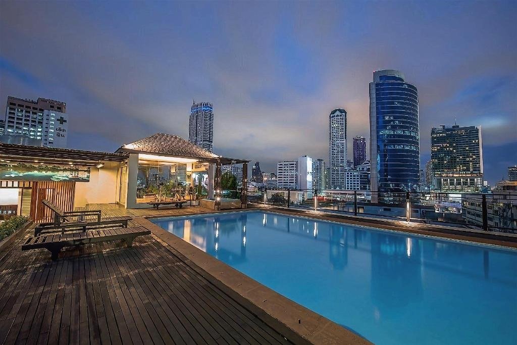 Rooftop swimming pool at The Grand Sathorn Hotel