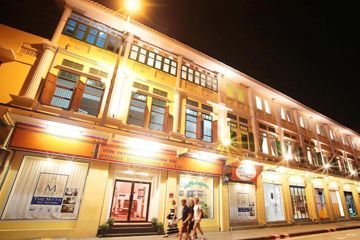 Historic street-facing hotel facade at The Myth-Sud Sathorn