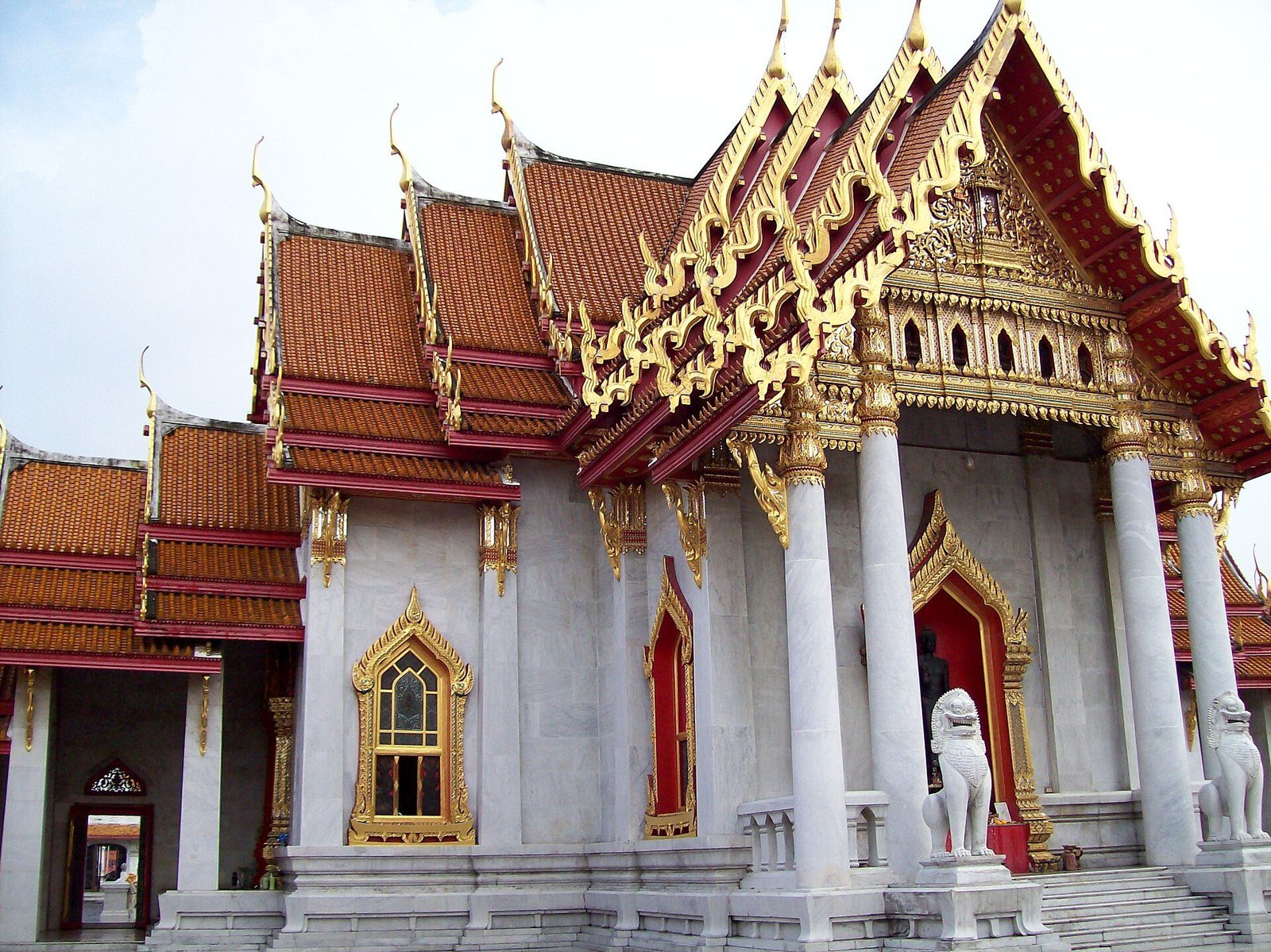 Marble ordination hall at Wat Benchamabophit