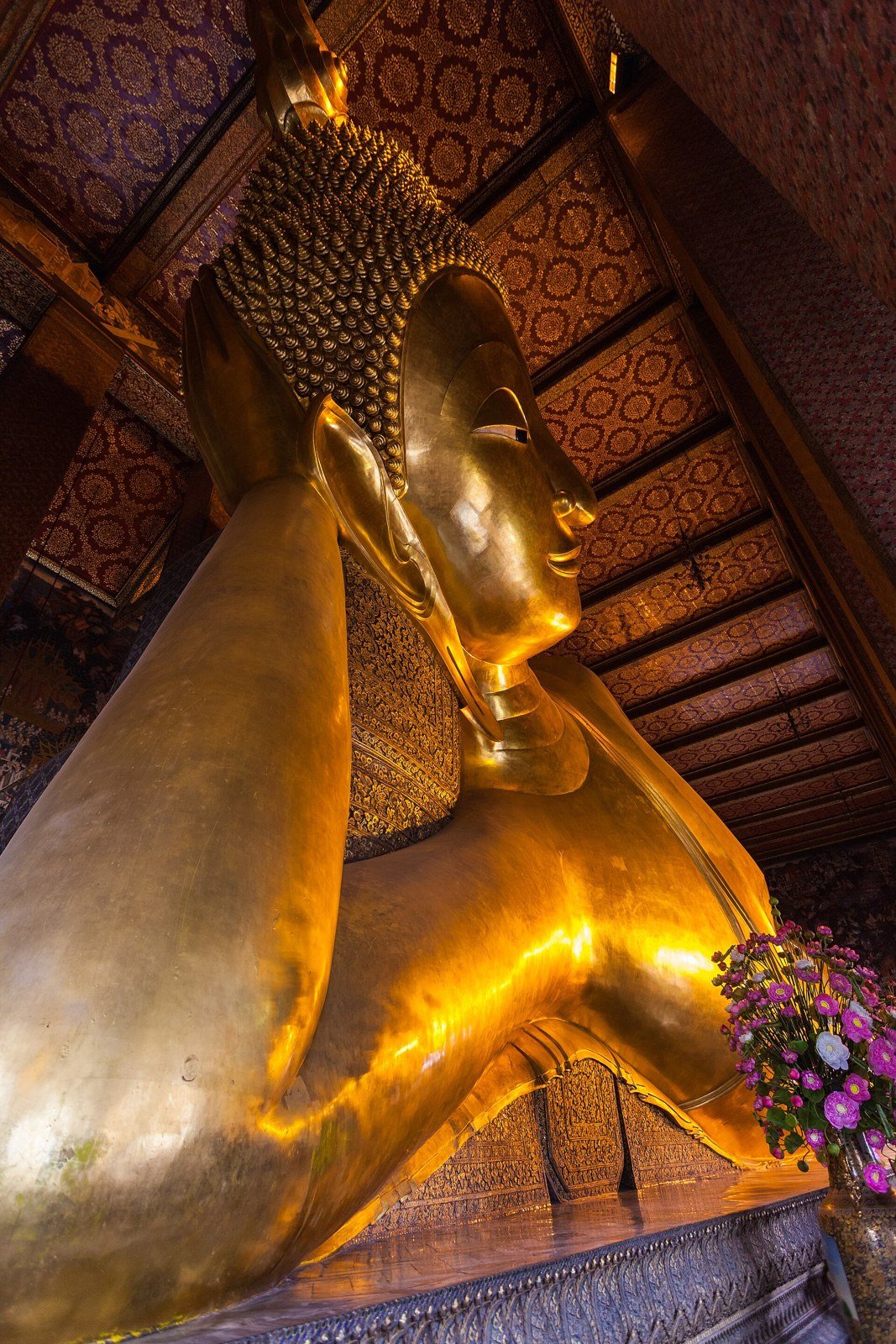 Reclining Buddha image at Wat Pho